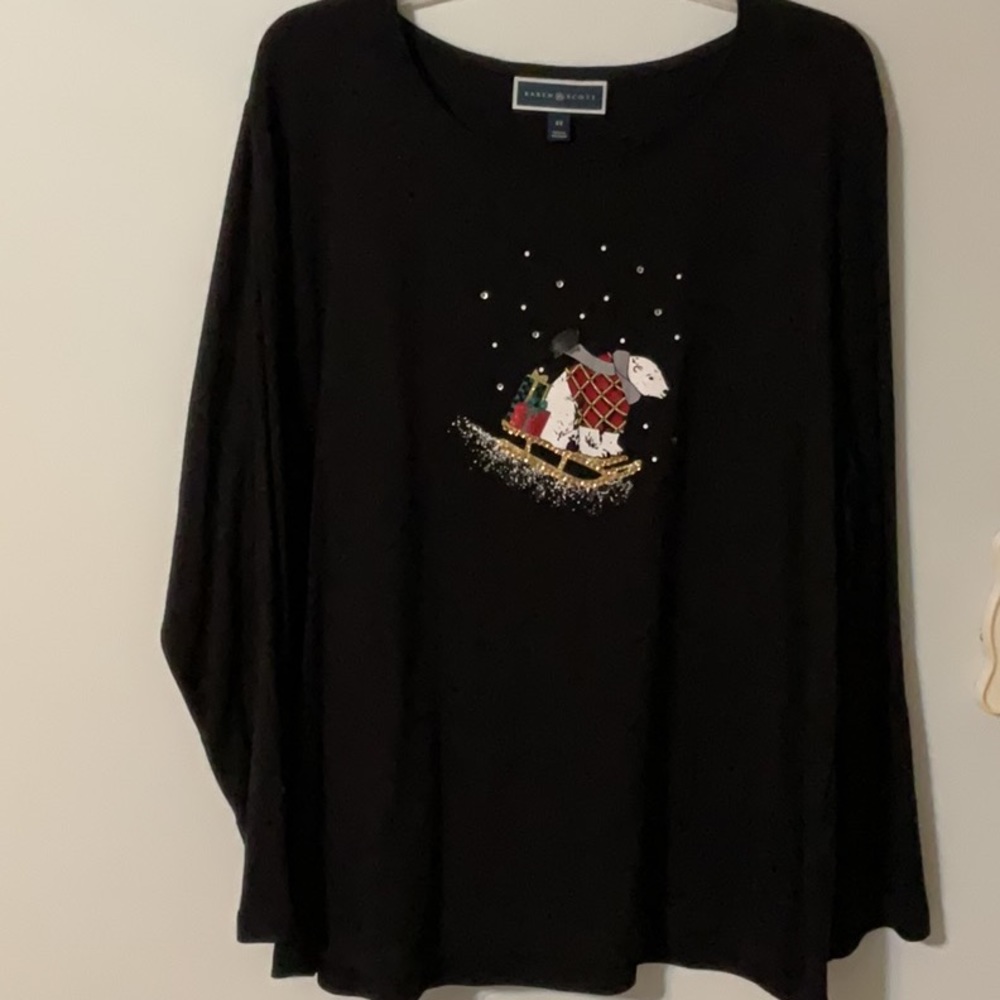 Karen Scott holiday top🎄